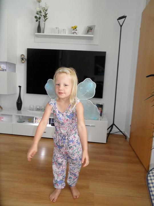 Een vlinder, een engeltje!