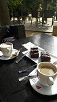 Brownie bij de koffie