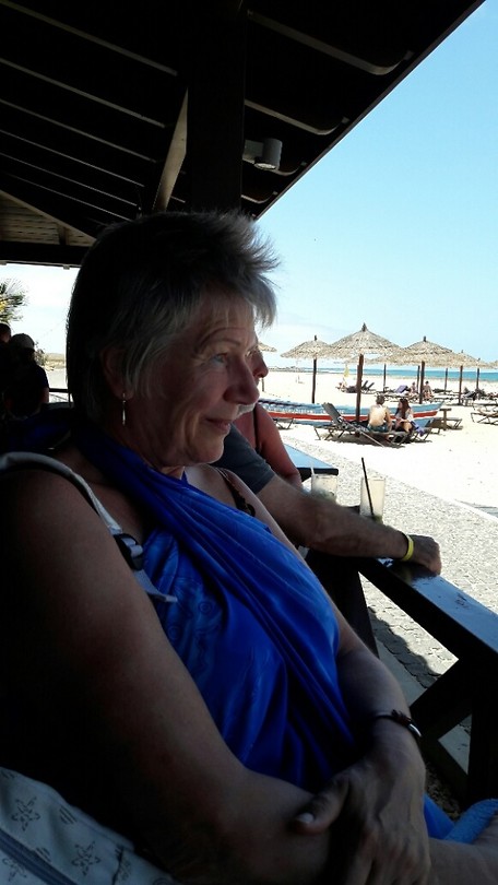 ... ook aan het strand ...