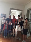 Welkome gast tussen Darden-familie