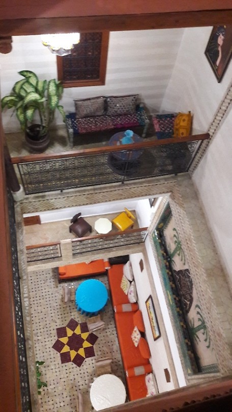 Patio van Riad Dar Ikalimo