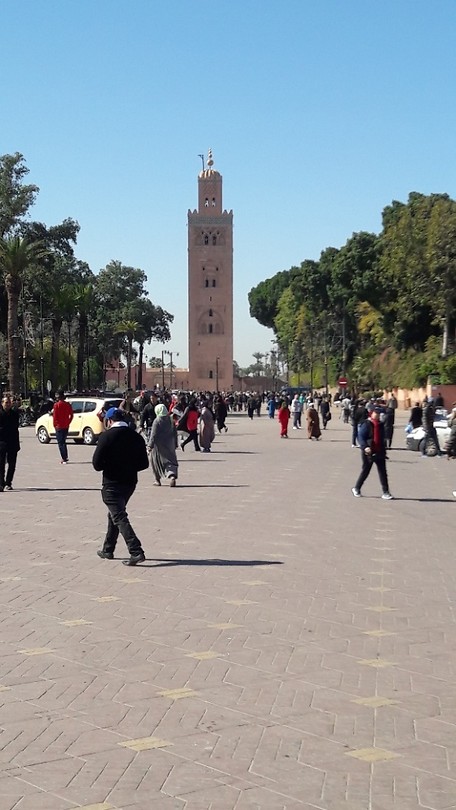 Toezicht van toren van Koutoubia-moskee