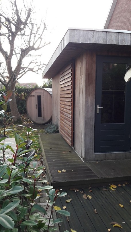 Vierkant in ons tuinhuis