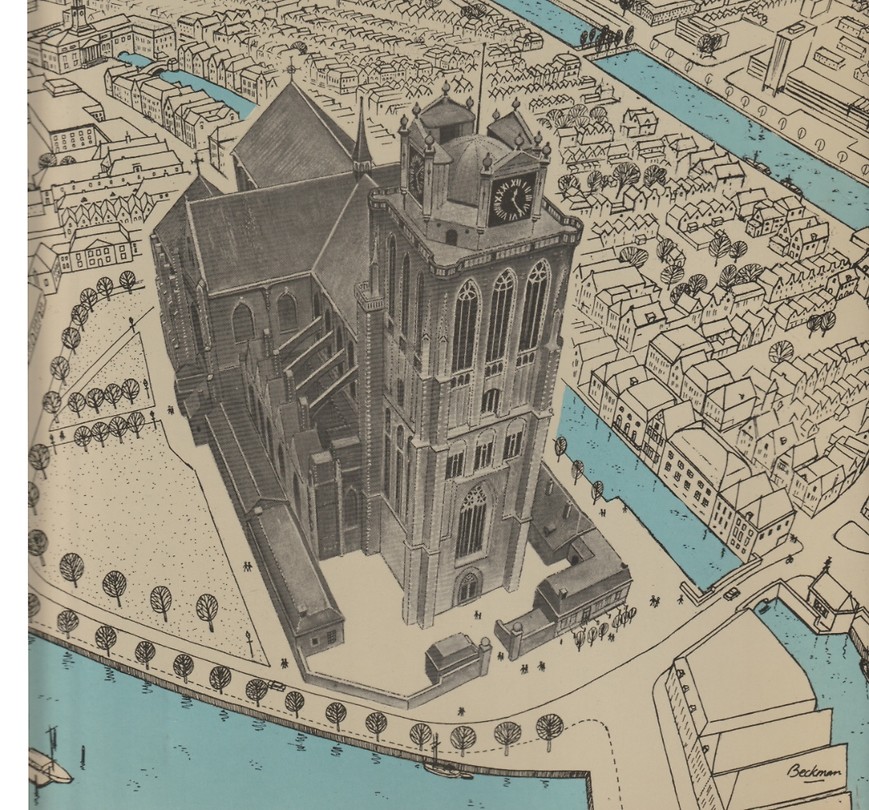 Grote Kerk aan het water