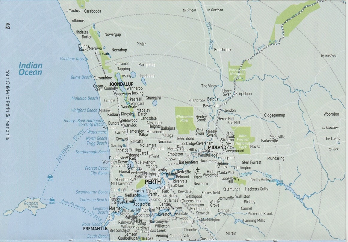 Perth en Fremantle aan de Indian Ocean