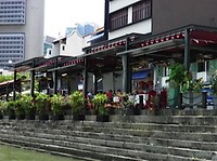 Langs de River-promenade