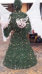 Kerst-engel is groen