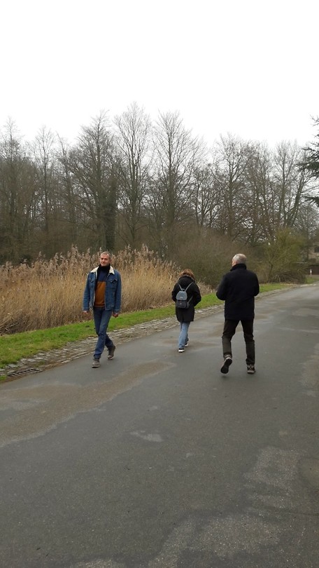 Aan de wandel in Park van Tervuren/Zoniënwoud
