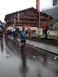 Wengen in de spoelende regen