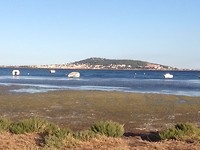 Uitzicht vanaf camping Mèze