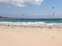 Allemaal kiters en surfers