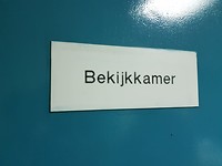 De kamer waar de röntgenfoto’s worden bekeken