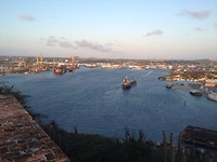 Uitzicht op de haven