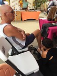 De tattoo wordt gezet