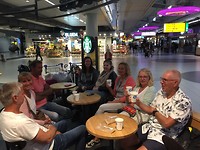 Afscheidskoffie op Schiphol