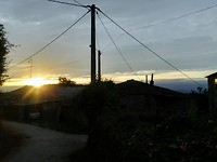 Even zon, daarna bewolkt