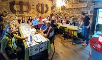 Camino family diner albergue Domingo