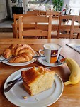 Ontbijt en een banaan mee