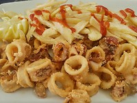 Calamaris lunch