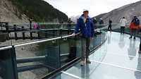 Op de glazen brug