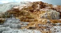 Nog nooit zoiets moois gezien Mammoth Hot Springs