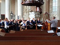 Oefenconcert in Dordrecht.