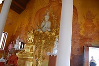 binnenzijde witte tempel