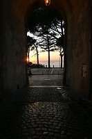 ondergaande zon