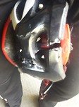 Helmet after the crash