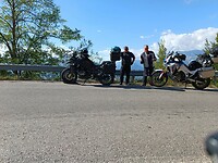 on the road