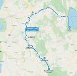Dag 11: hier gaan we eerst 20 km offroad naar het Zuiden maar keren terug op onze passen
