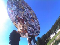 Plakker bij de Transalpina