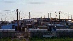 Township vlakbij Kaapstad