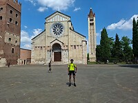Op het piazza San Zeno