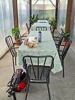 Picnic plaats en tevens schuilhoek bij onweer