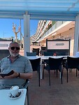 PA aan de koffie in MAzarron
