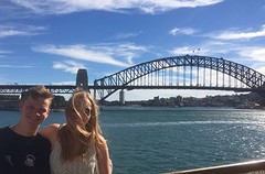 Kids en Harbour bridge