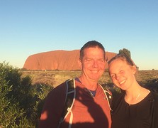 Pieter en Marieke en Uluru