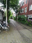 Een studenten straat in Groningen