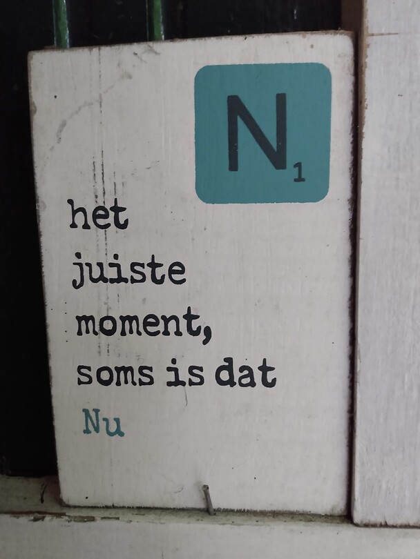 De juiste spreuk op het juiste moment