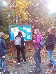 Onderweg een info bord over het pieterpad