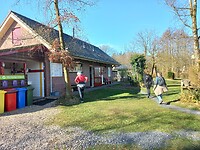 WC gebouw op de camping Pluk de dag