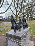 Monument vd evacuatie in WOII in Groesbeek
