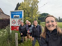 Start van de route in Vierlingsbeek