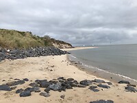 Strand bij de “punt”