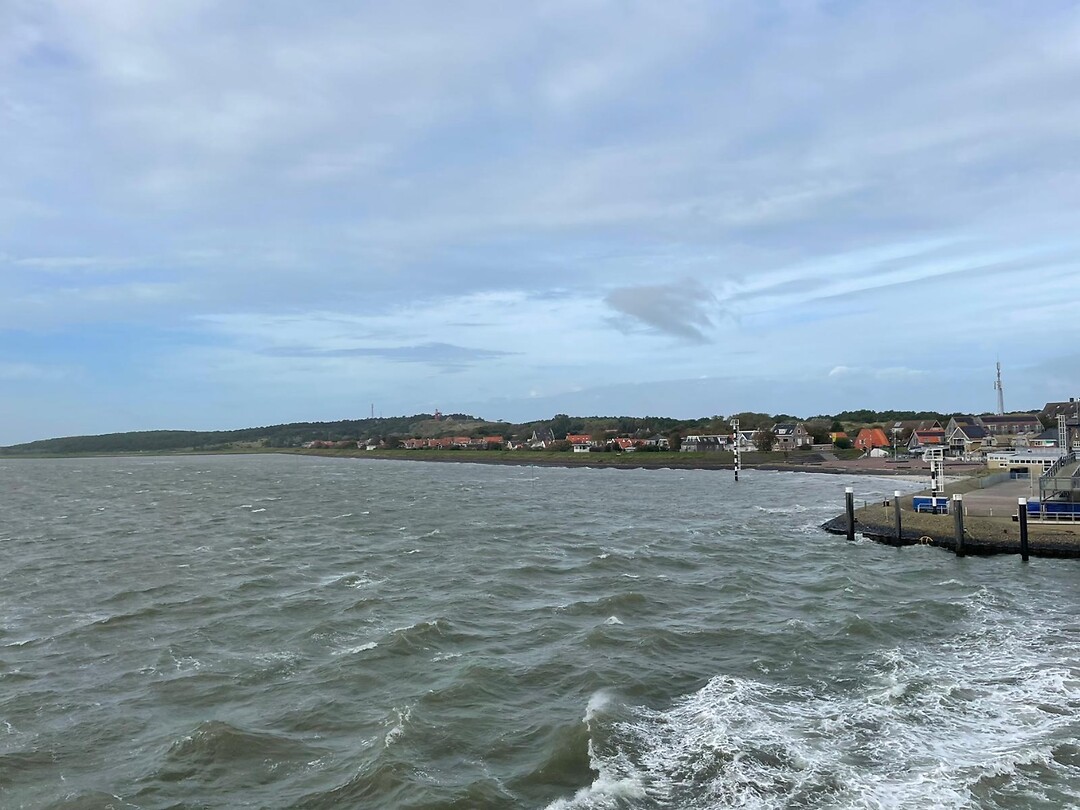 Afvaart van de boot