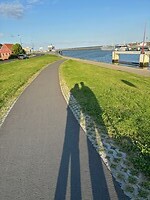 Naar de haven lopen