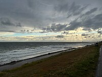 Zee bij avond
