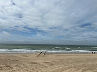 Zee mer blauwe lucht