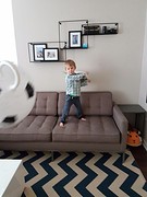 Playing defending the goal with Ryan
